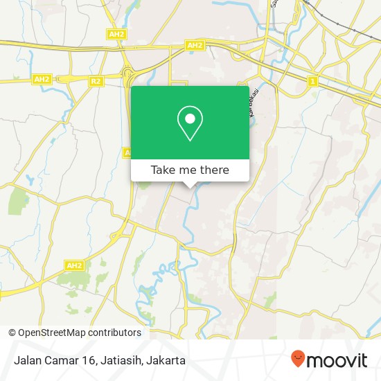 Jalan Camar 16, Jatiasih map