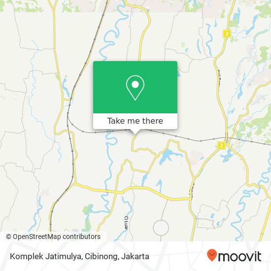 Komplek Jatimulya, Cibinong map