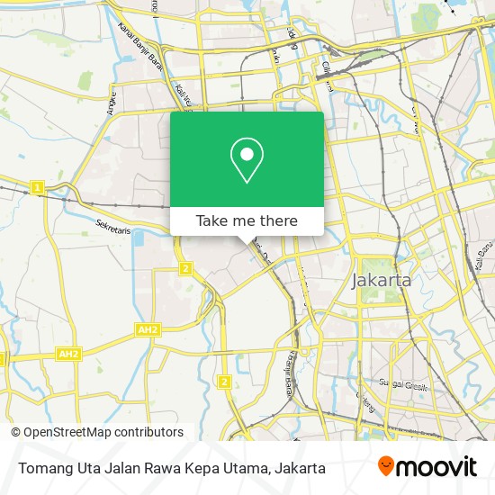 Tomang Uta Jalan Rawa Kepa Utama map