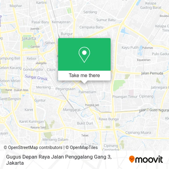 Gugus Depan Raya Jalan Penggalang Gang 3 map