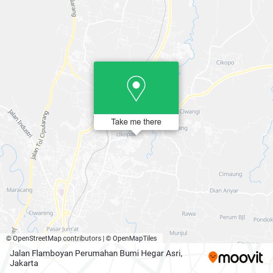 Jalan Flamboyan Perumahan Bumi Hegar Asri, Purwakarta 41118 map
