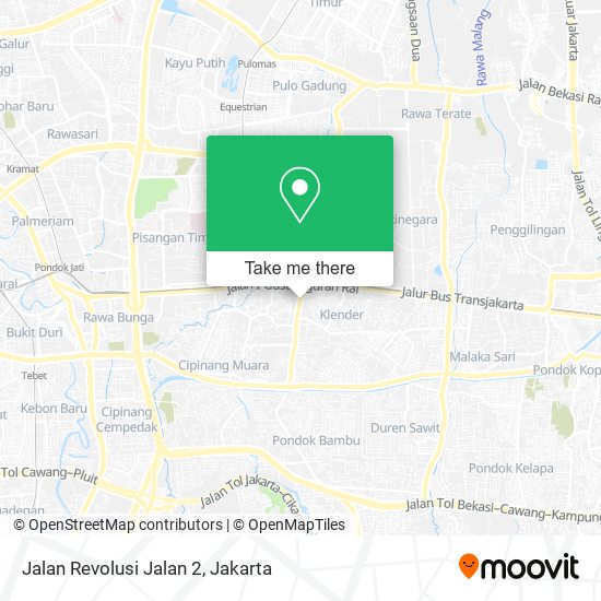 Jalan Revolusi Jalan 2 map