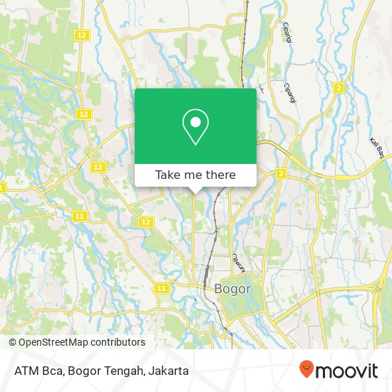 ATM Bca, Bogor Tengah map