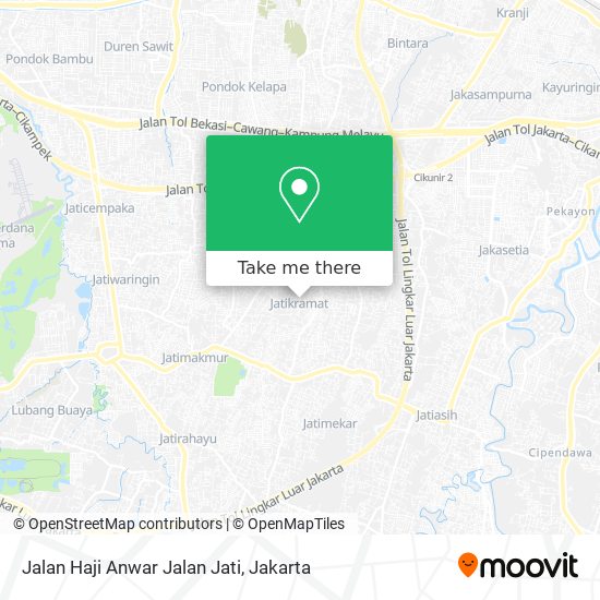 Jalan Haji Anwar Jalan Jati map