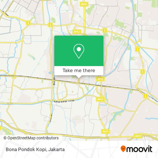 Bona Pondok Kopi map