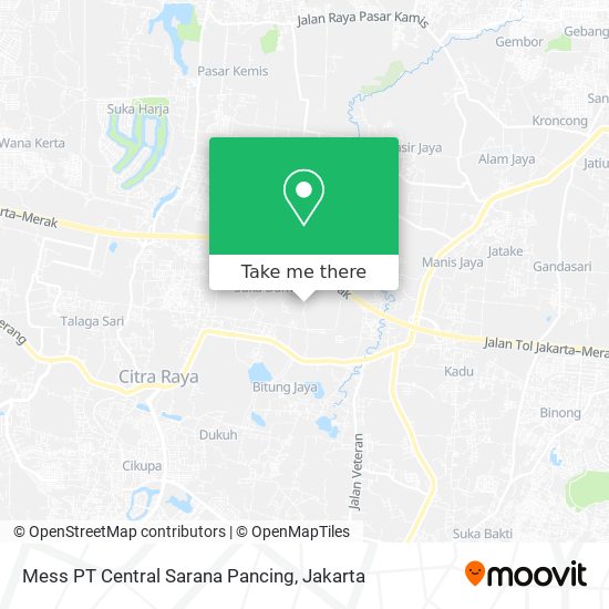 Mess PT Central Sarana Pancing map