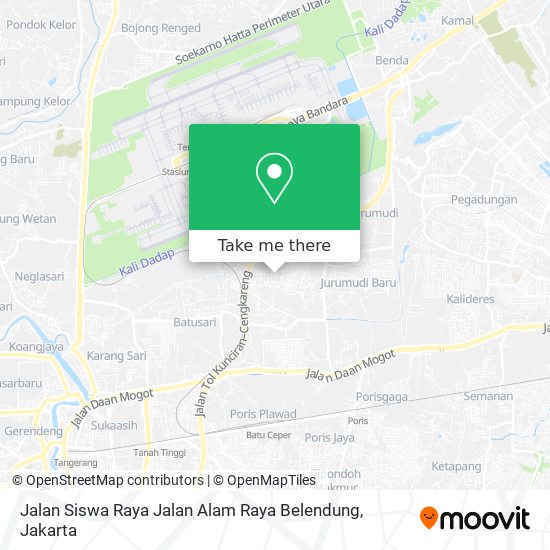 Jalan Siswa Raya Jalan Alam Raya Belendung map