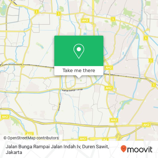 Jalan Bunga Rampai Jalan Indah Iv, Duren Sawit map