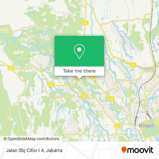 Jalan Sbj Cifor I 4 map