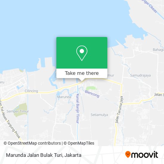 Marunda Jalan Bulak Turi map
