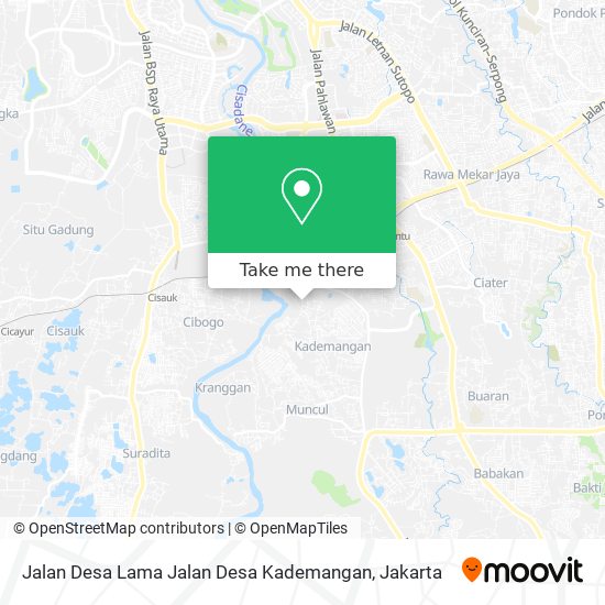 Jalan Desa Lama Jalan Desa Kademangan map