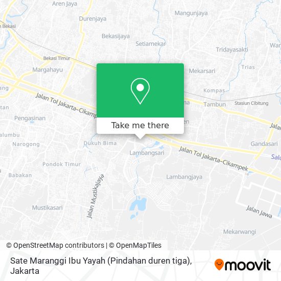 Sate Maranggi Ibu Yayah (Pindahan duren tiga) map