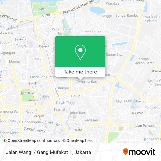 Jalan Wangi / Gang Mufakat 1 map