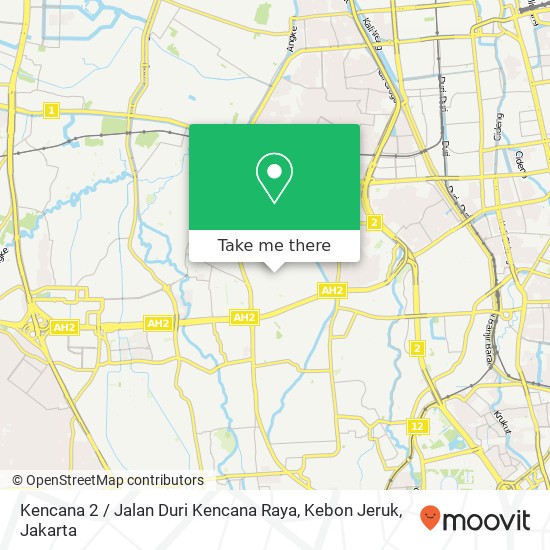 Kencana 2 / Jalan Duri Kencana Raya, Kebon Jeruk map