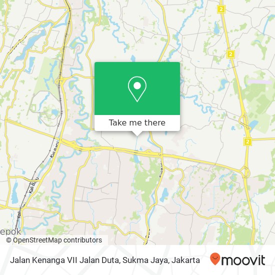 Jalan Kenanga VII Jalan Duta, Sukma Jaya map
