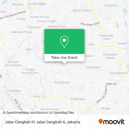 Jalan Cengkeh III Jalan Cengkeh 4 map