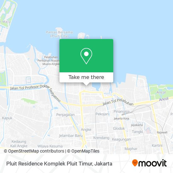 Pluit Residence Komplek Pluit Timur map