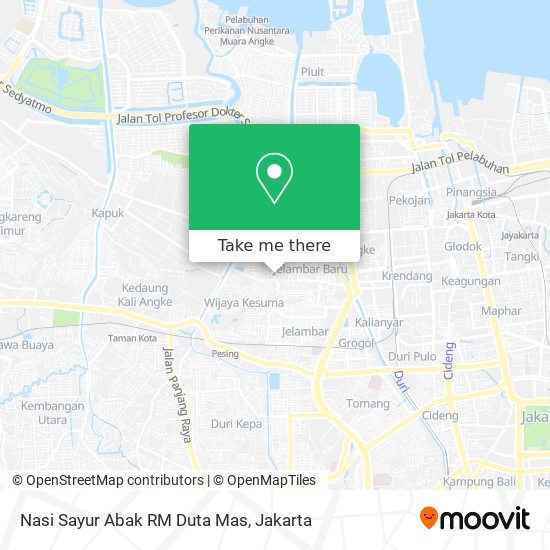 Nasi Sayur Abak RM Duta Mas map