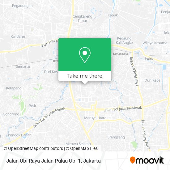 Jalan Ubi Raya Jalan Pulau Ubi 1 map