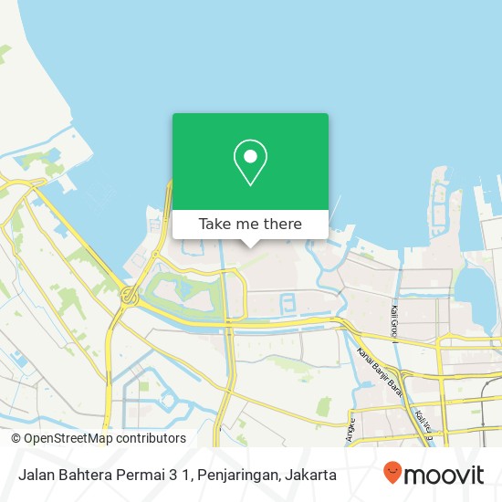 Jalan Bahtera Permai 3 1, Penjaringan map