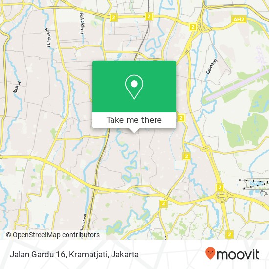 Jalan Gardu 16, Kramatjati map