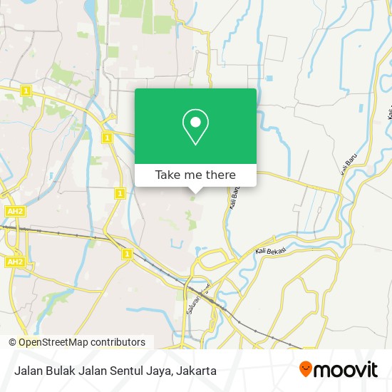 Jalan Bulak Jalan Sentul Jaya map