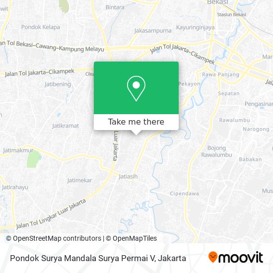 Pondok Surya Mandala Surya Permai V map