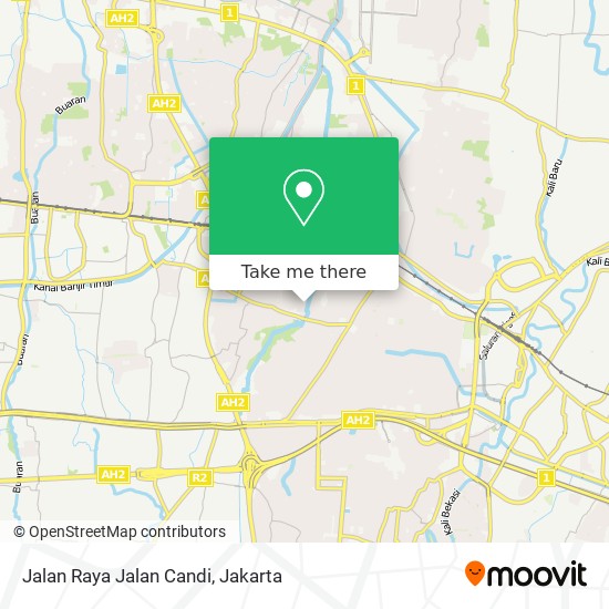 Jalan Raya Jalan Candi map