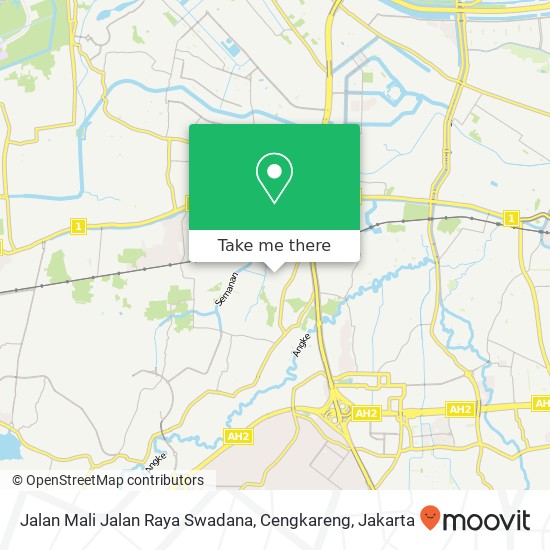 Jalan Mali Jalan Raya Swadana, Cengkareng map