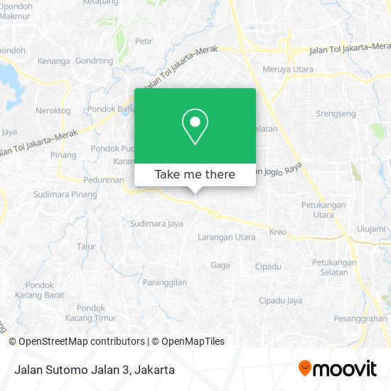 Jalan Sutomo Jalan 3 map