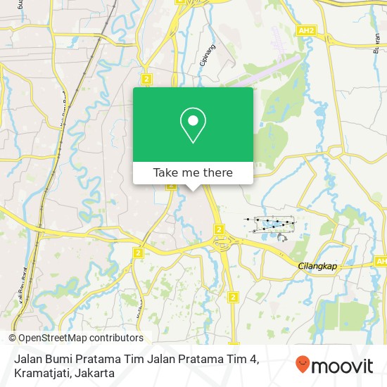 Jalan Bumi Pratama Tim Jalan Pratama Tim 4, Kramatjati map