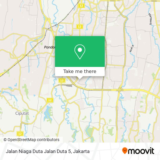 Jalan Niaga Duta Jalan Duta 5 map