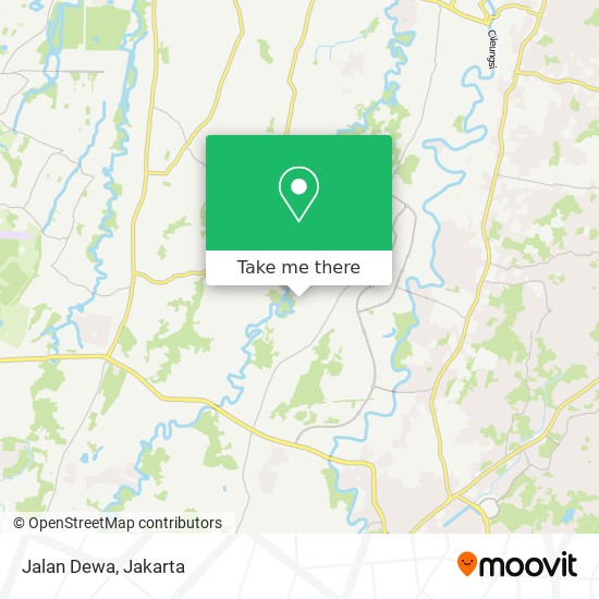 Jalan Dewa map