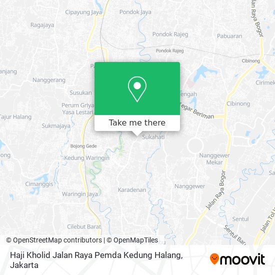 Haji Kholid Jalan Raya Pemda Kedung Halang map