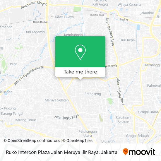 Ruko Intercon Plaza Jalan Meruya Ilir Raya map