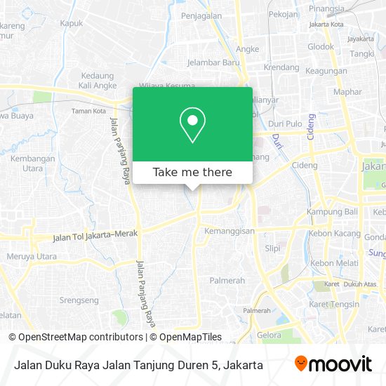 Jalan Duku Raya Jalan Tanjung Duren 5 map