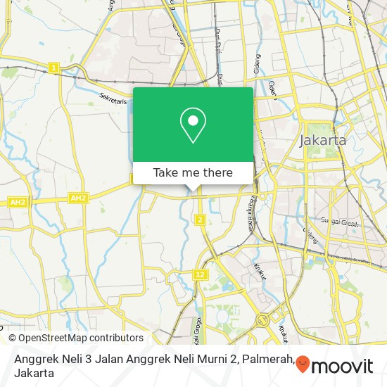 Anggrek Neli 3 Jalan Anggrek Neli Murni 2, Palmerah map