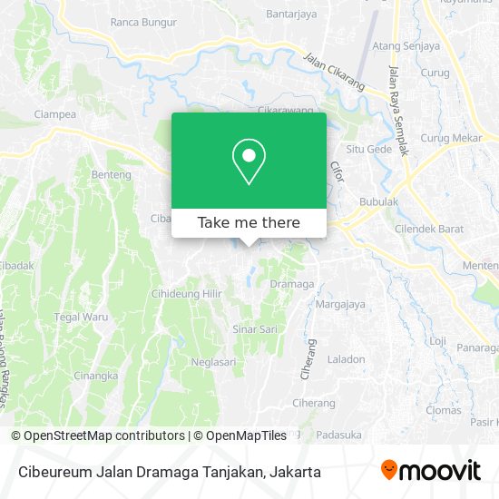 Cibeureum Jalan Dramaga Tanjakan map