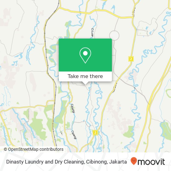 Dinasty Laundry and Dry Cleaning, Cibinong map