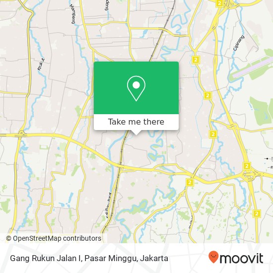 Gang Rukun Jalan I, Pasar Minggu map