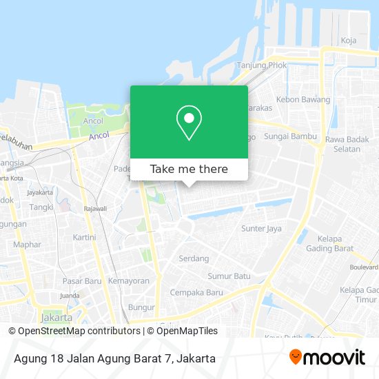 Agung 18 Jalan Agung Barat 7 map