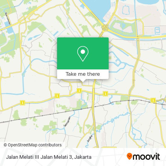 Jalan Melati III Jalan Melati 3 map