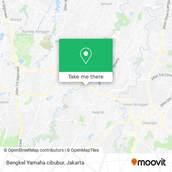 Bengkel Yamaha cibubur map