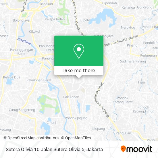 Sutera Olivia 10 Jalan Sutera Olivia 5 map