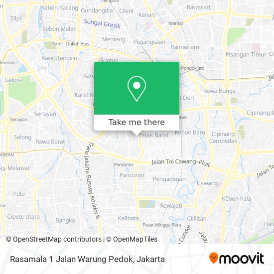 Rasamala 1 Jalan Warung Pedok map
