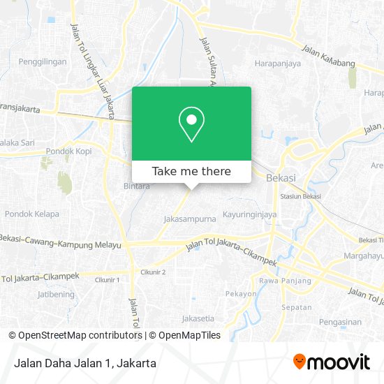 Jalan Daha Jalan 1 map