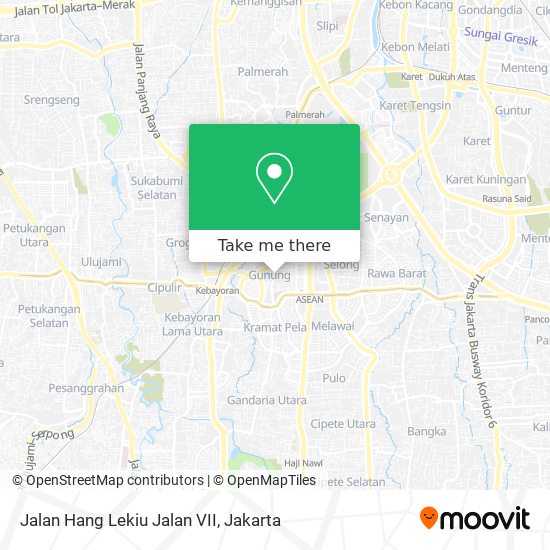 Jalan Hang Lekiu Jalan VII map