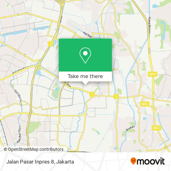 Jalan Pasar Inpres 8 map