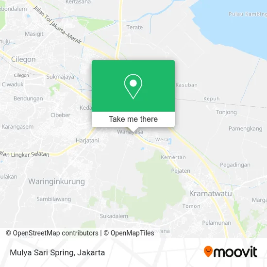 Mulya Sari Spring map