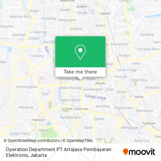 Operation Department PT Artajasa Pembayaran Elektronis map